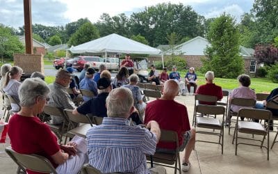 Veterans Lead Flag Retirement Ceremony at Sunnyside