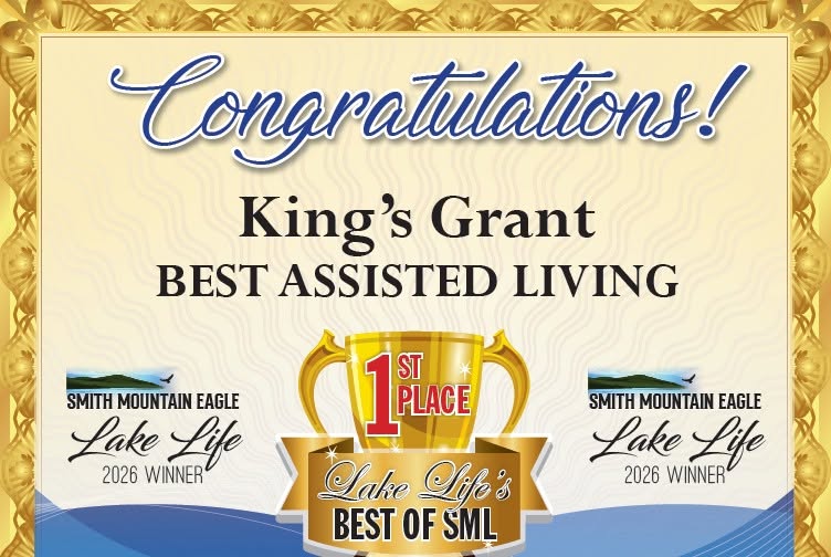 King’s Grant Named Best Assisted Living in Lake Life’s Best of SML