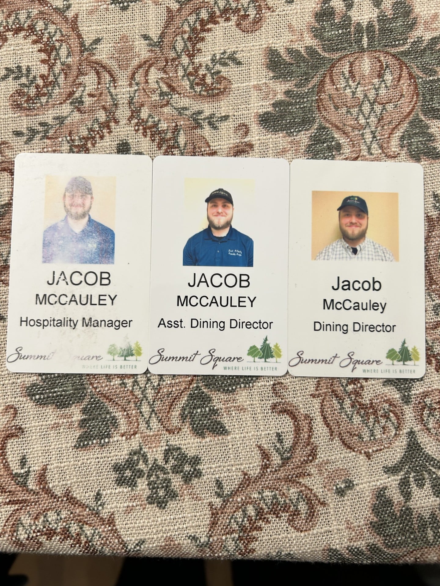 Badge Photos Hosp to Director Badge Photos Hosp to Director