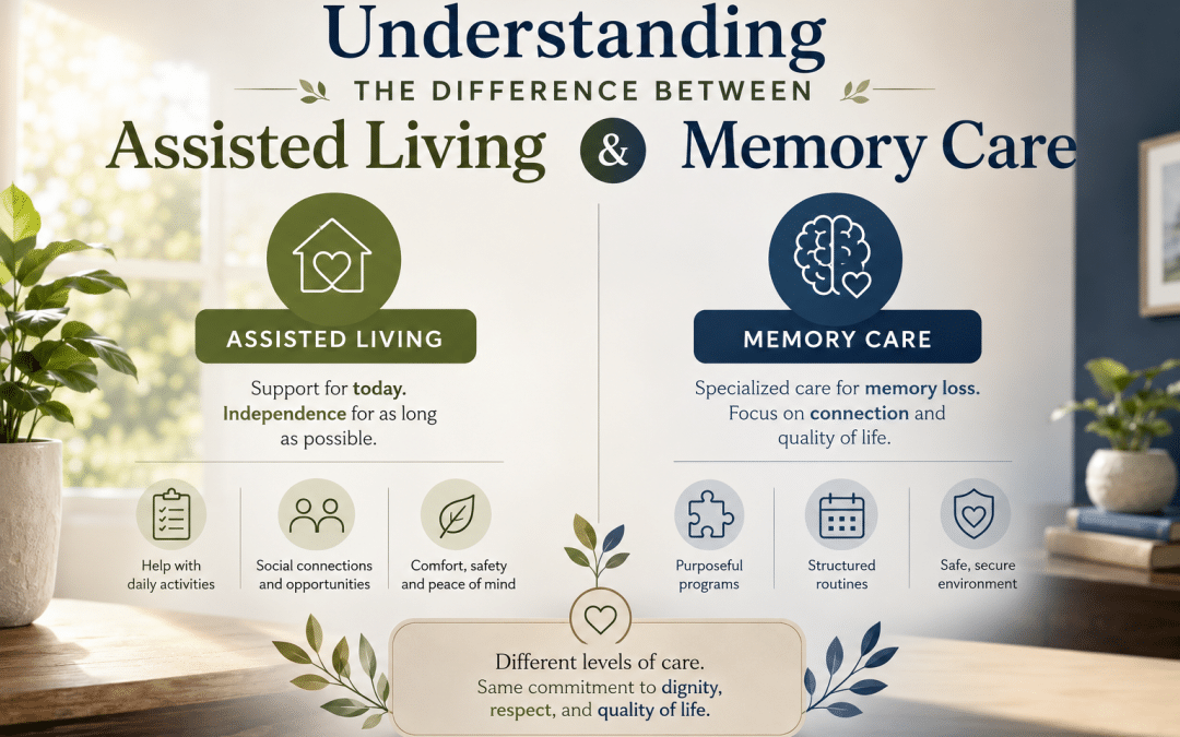 Understanding the Difference Between Assisted Living and Memory Care