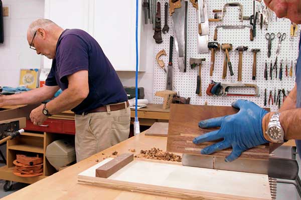 Men in Woodworking Shop image