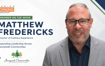 Matt Fredericks Featured as Senior Dining Association “Member on the Move”